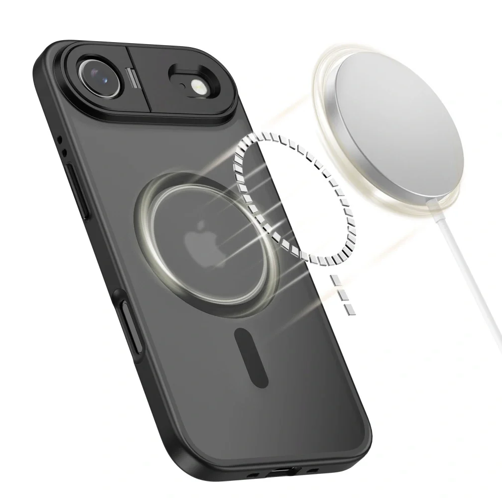Tech-Protect MagStand MagSafe kryt na iPhone 17 Air, čierny