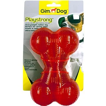Gimborn Playstrong Kosť z tvrdej Gumy 14cm 1×1 ks, hračka pre psy