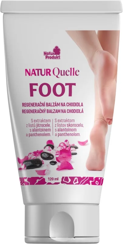 Naturquelle Foot Regeneračný balzam na chodidlá 1×120 ml, ošetrenie chodidiel