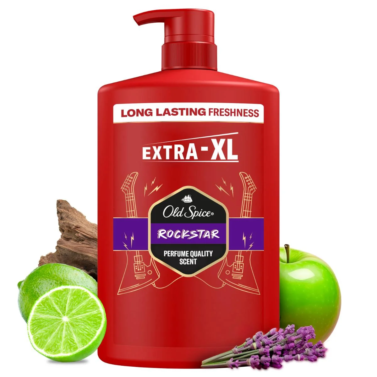 Old Spice Rockstar sprchový gél 3 v 1 1000 ml