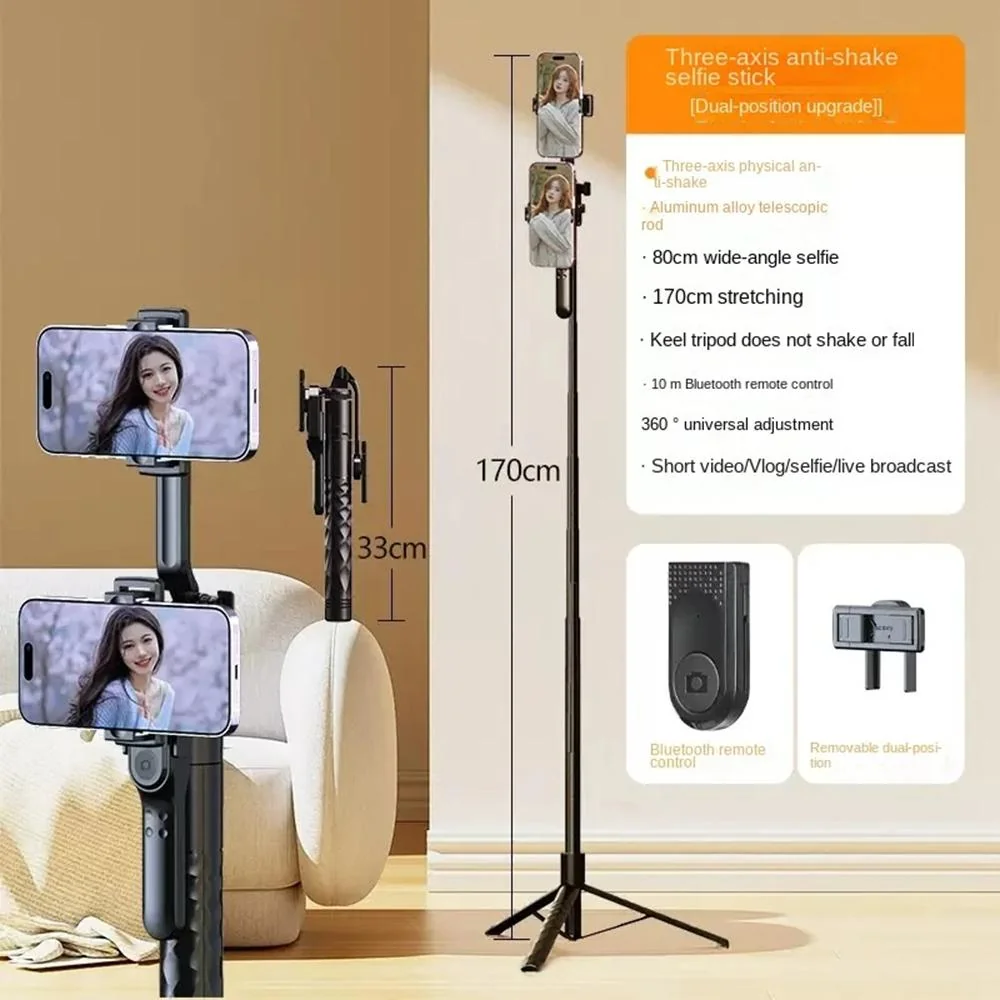 Selfie tyč - kompaktný statív s Bluetooth 175 cm