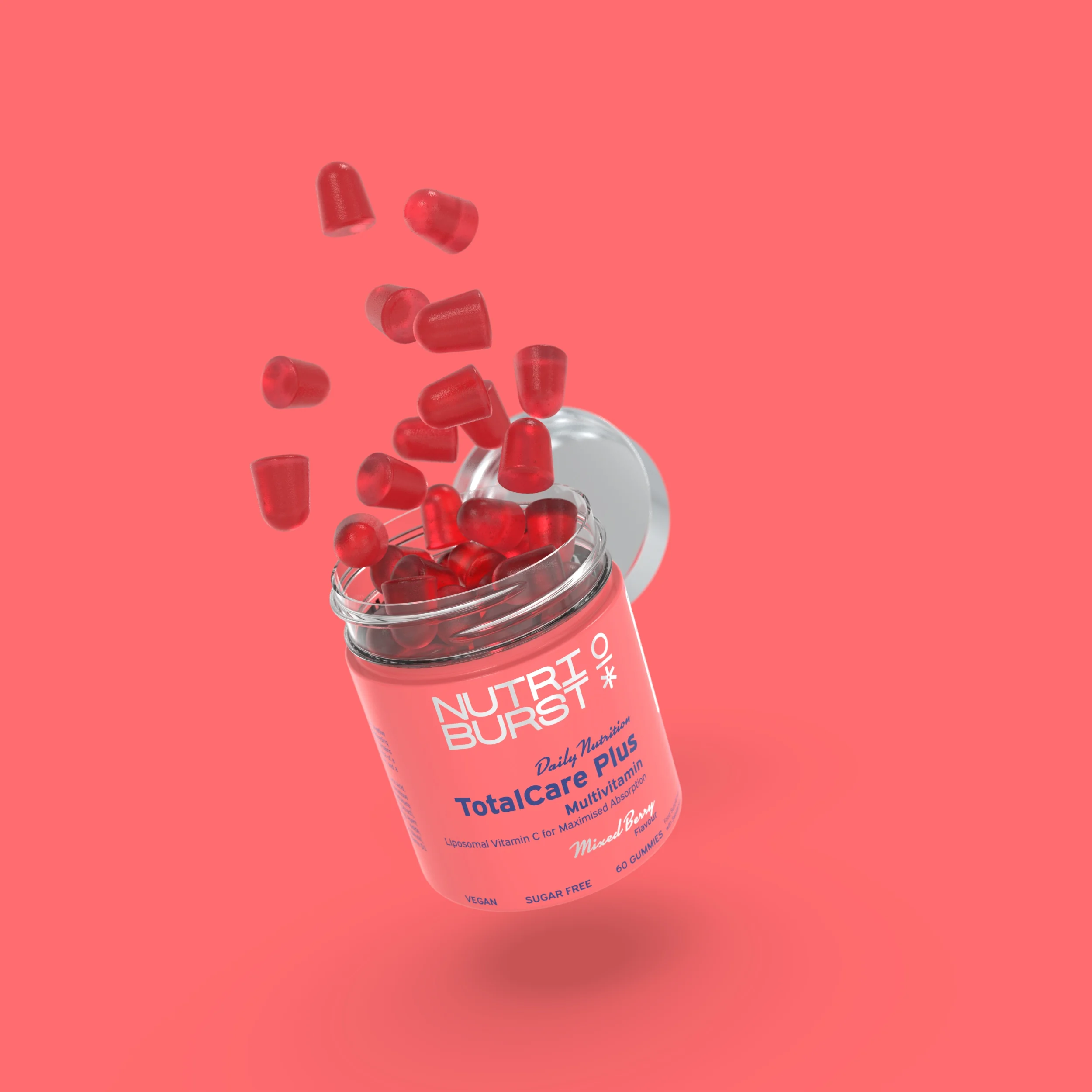 Nutriburst TotalCarePlus Multivitamin gummies 60 ks