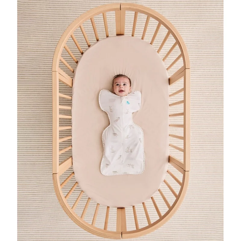 Love To Dream Swaddle UP Originál Etapa 1 zavinovačka 1.0 TOG XS krémová králik