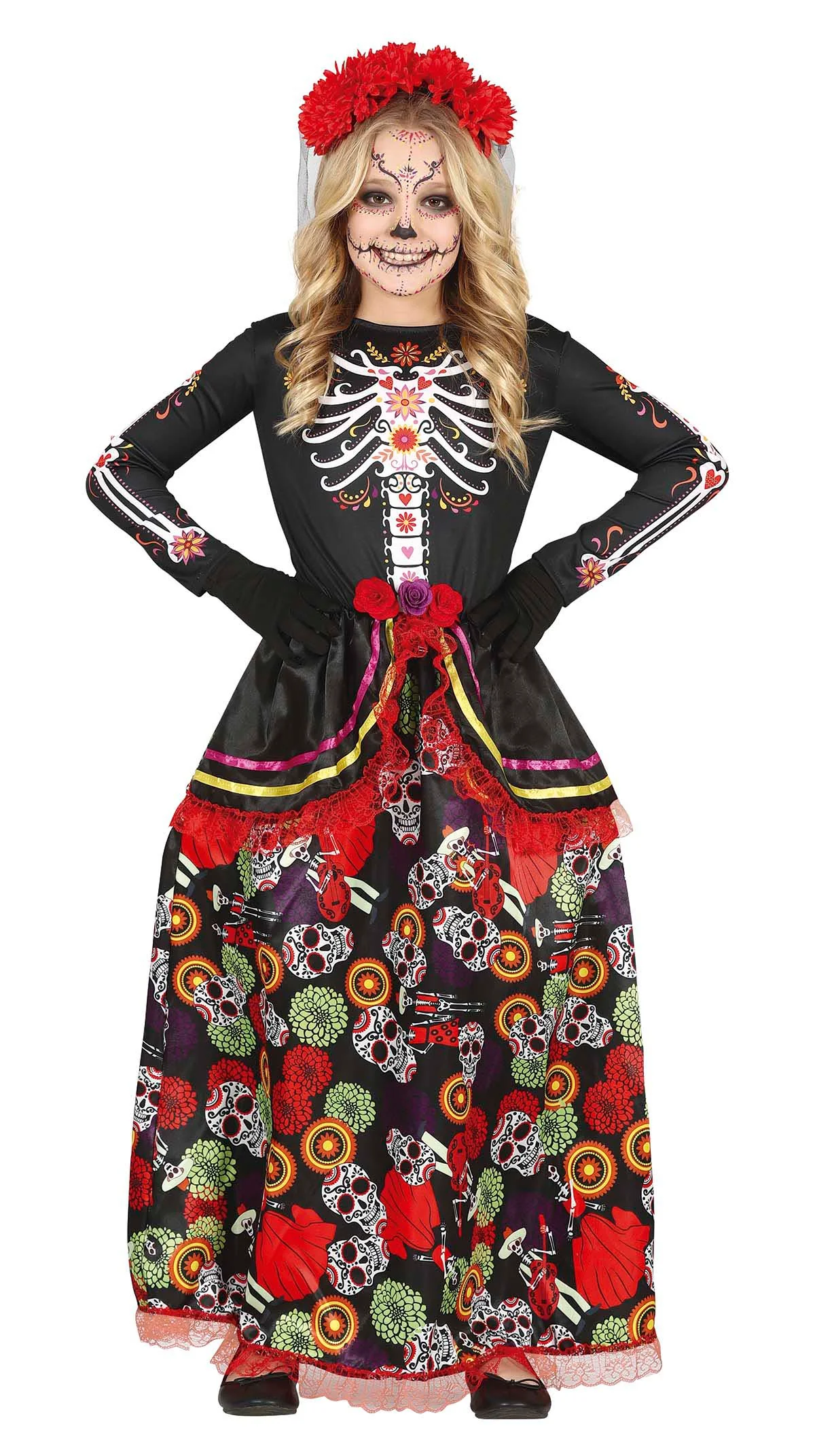 Kostým Day of the Dead Catrina 5-6 rokov