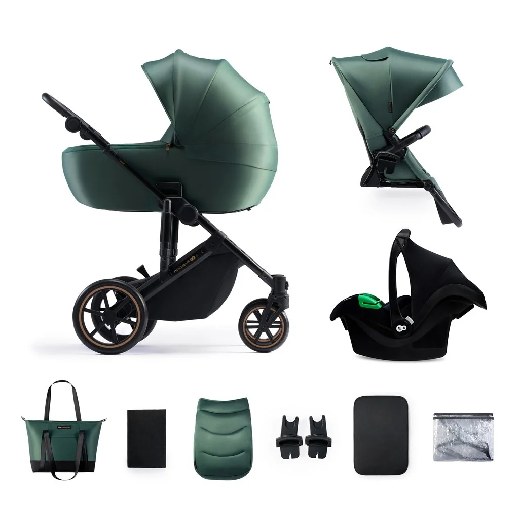 Kočík kombinovaný 3v1 Prime 2 Dark Green, Premium