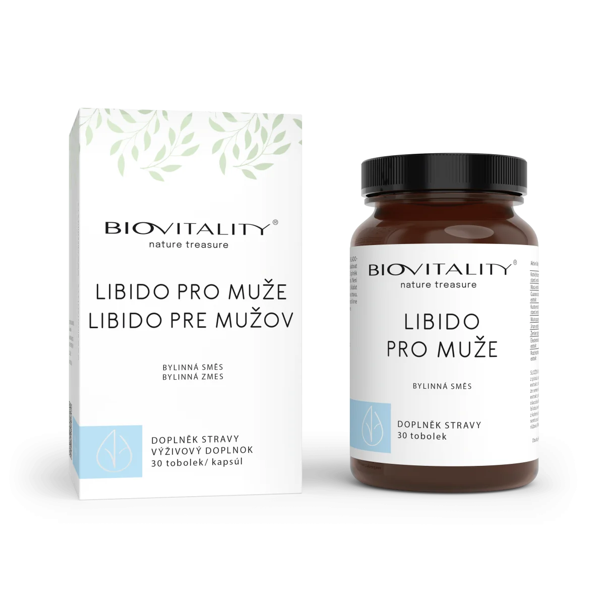 Libido pre mužov – bylinný komplex – 30 kapsúl – Green idea
