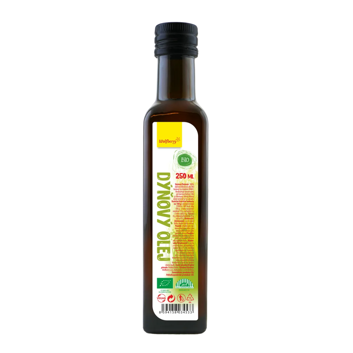 Wolfberry Dyňový olej BIO 250 ml