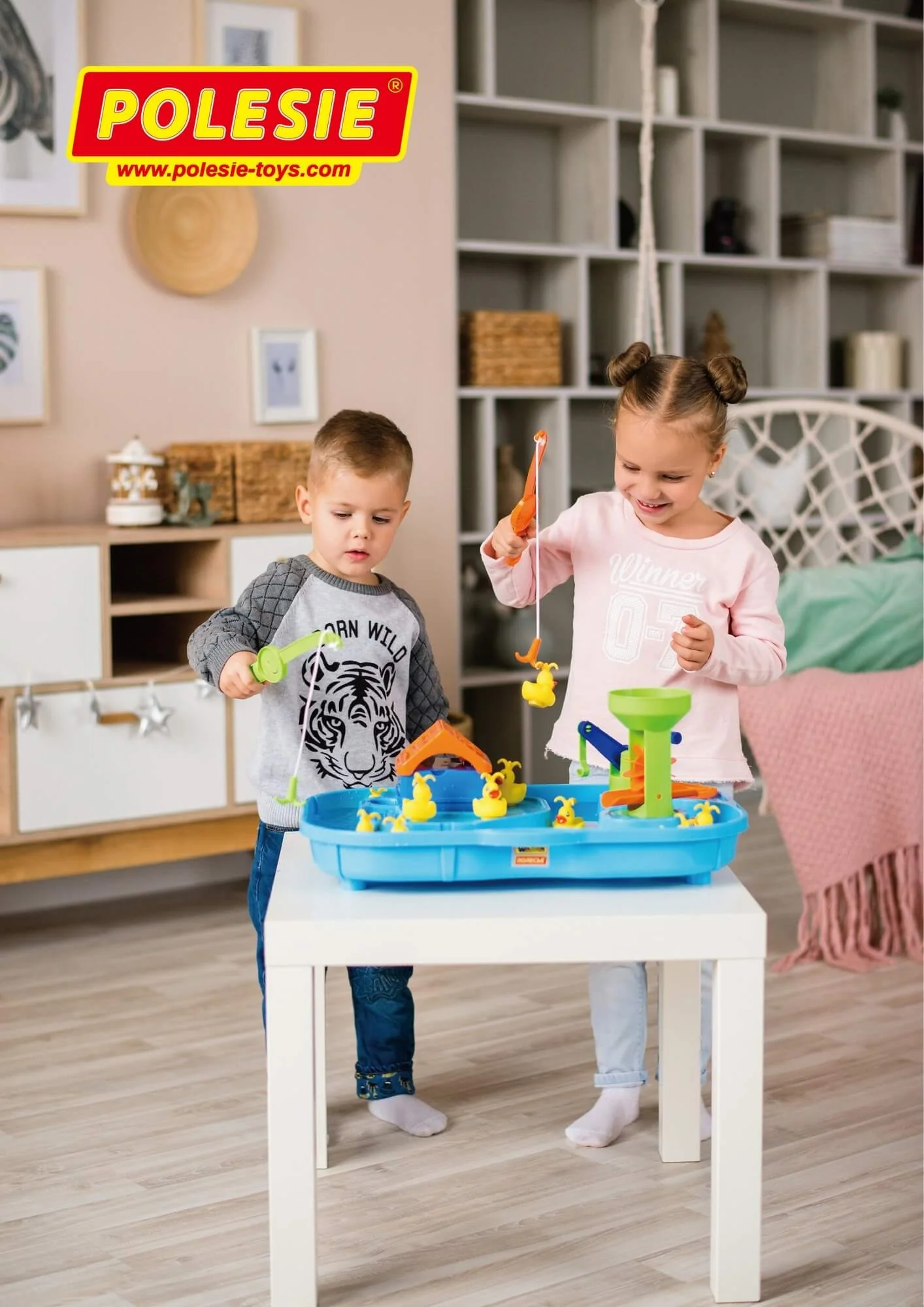 Vodná hra Chyť kačku a viac – set pre 2 deti , 8PL40541
