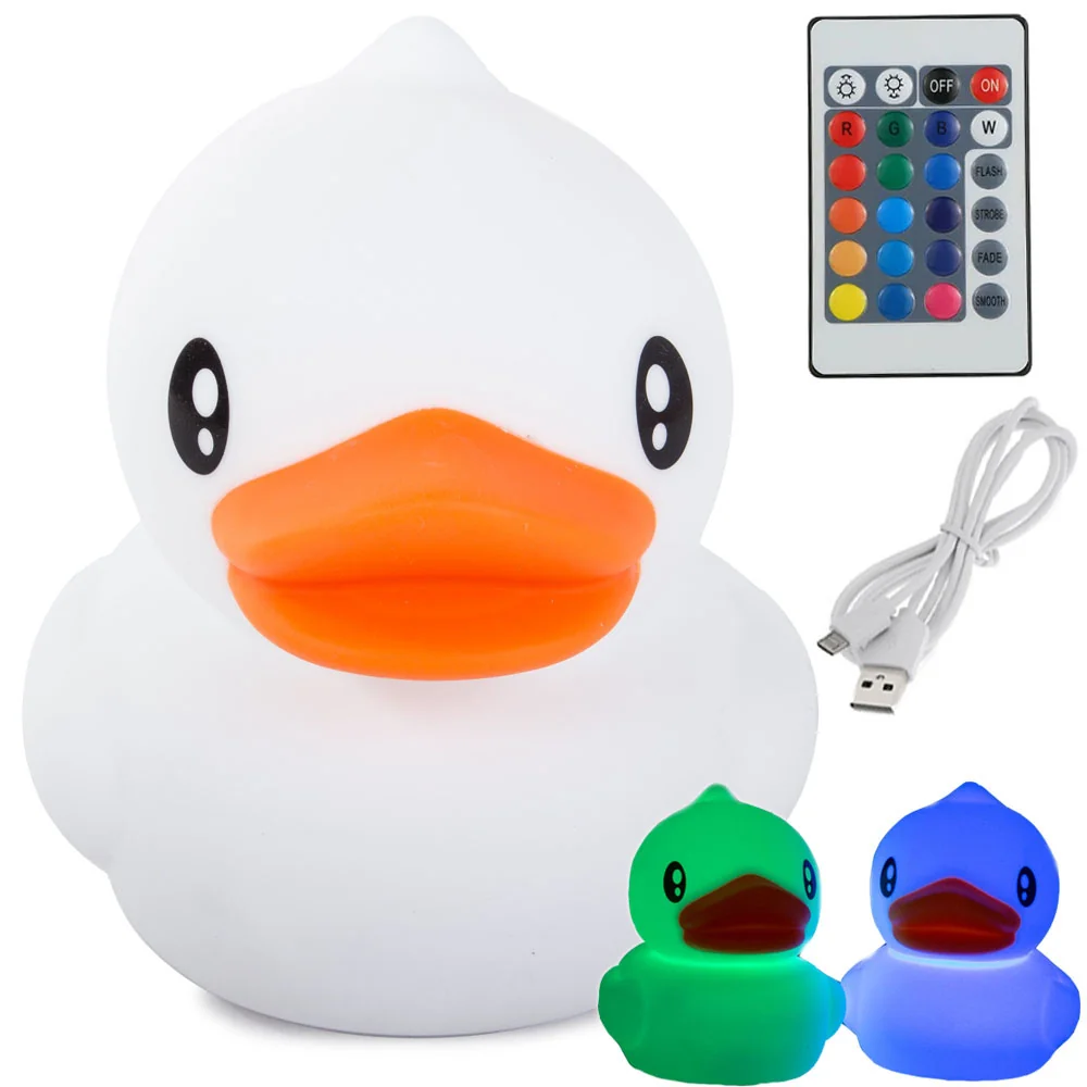 Kačica na diaľkové ovládanie usb nočné svetlo pre deti