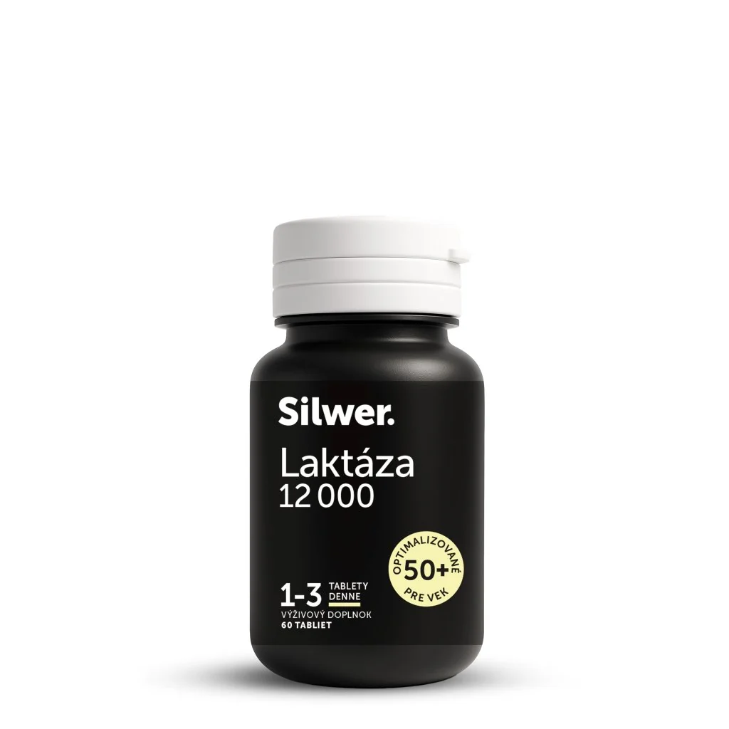 Silwer Laktáza 12 000 60 tabliet v minifľaštičke. Na trávenie laktózy.
