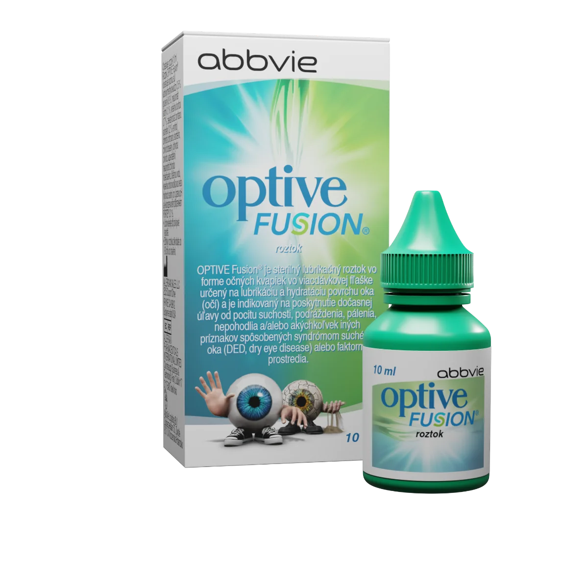 Optive FUSION očný roztok 1×10 ml, roztok do oka