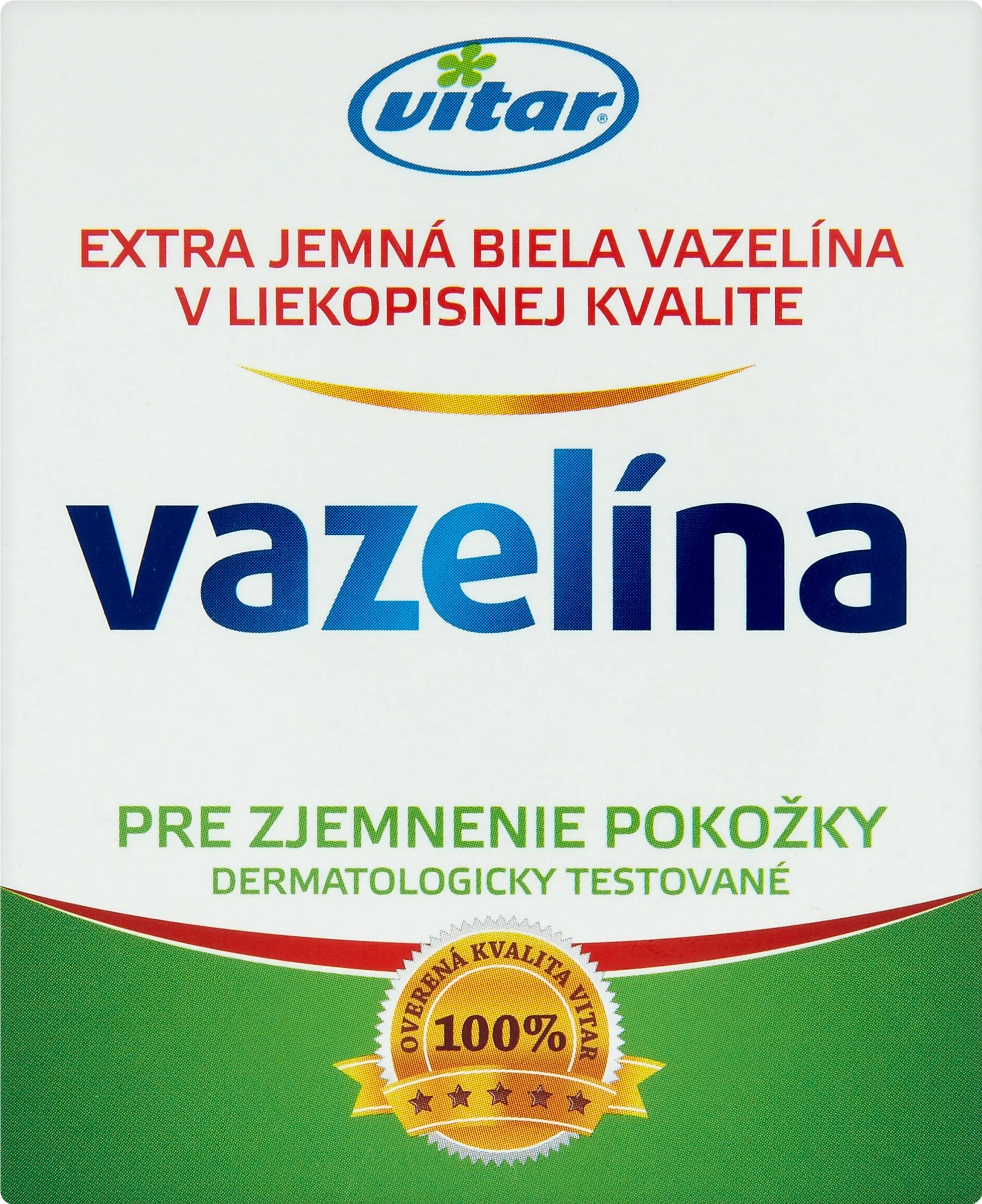 VITAR Vazelína extra jemná biela 1×110 g, vazelína