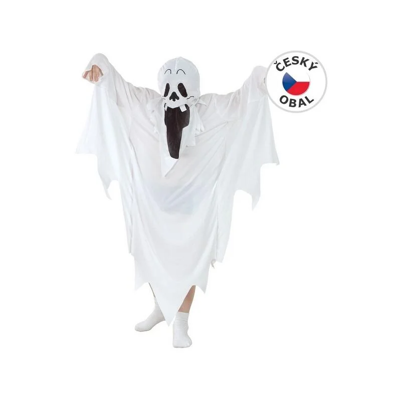 MADE - Kostým na karneval Duch, 120-130cm