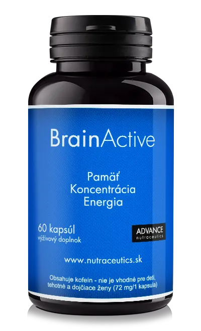 BrainActive 60 cps. – pamäť, sústredenie, energia 1×60 cps, výživový doplnok