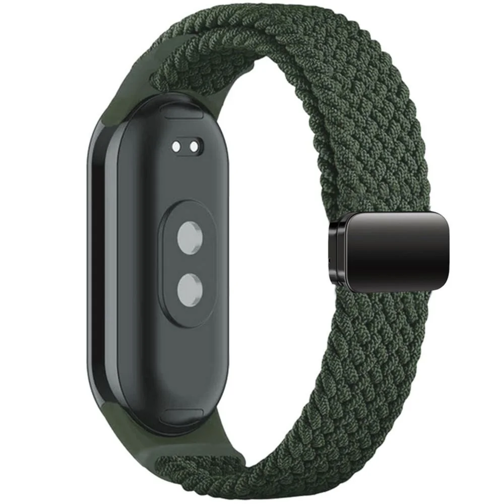 Tech-Protect Nylonmag remienok na Xiaomi Smart Band 8 / 9 / NFC, hunte r green