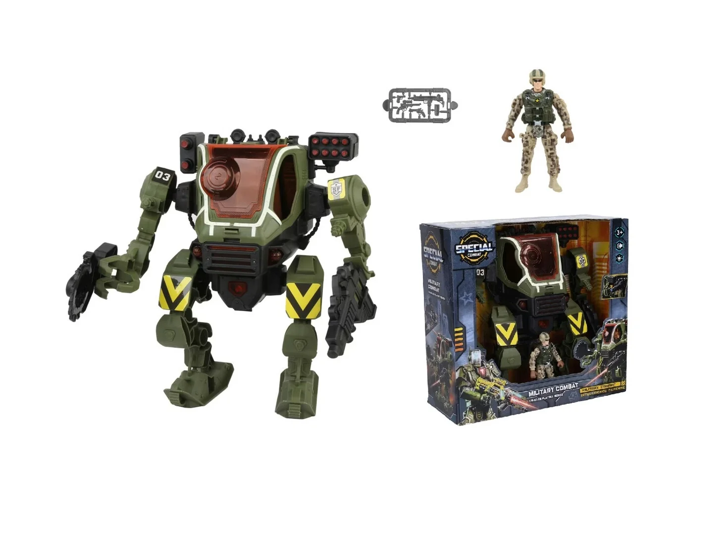 Robot vojenský sada 26cm