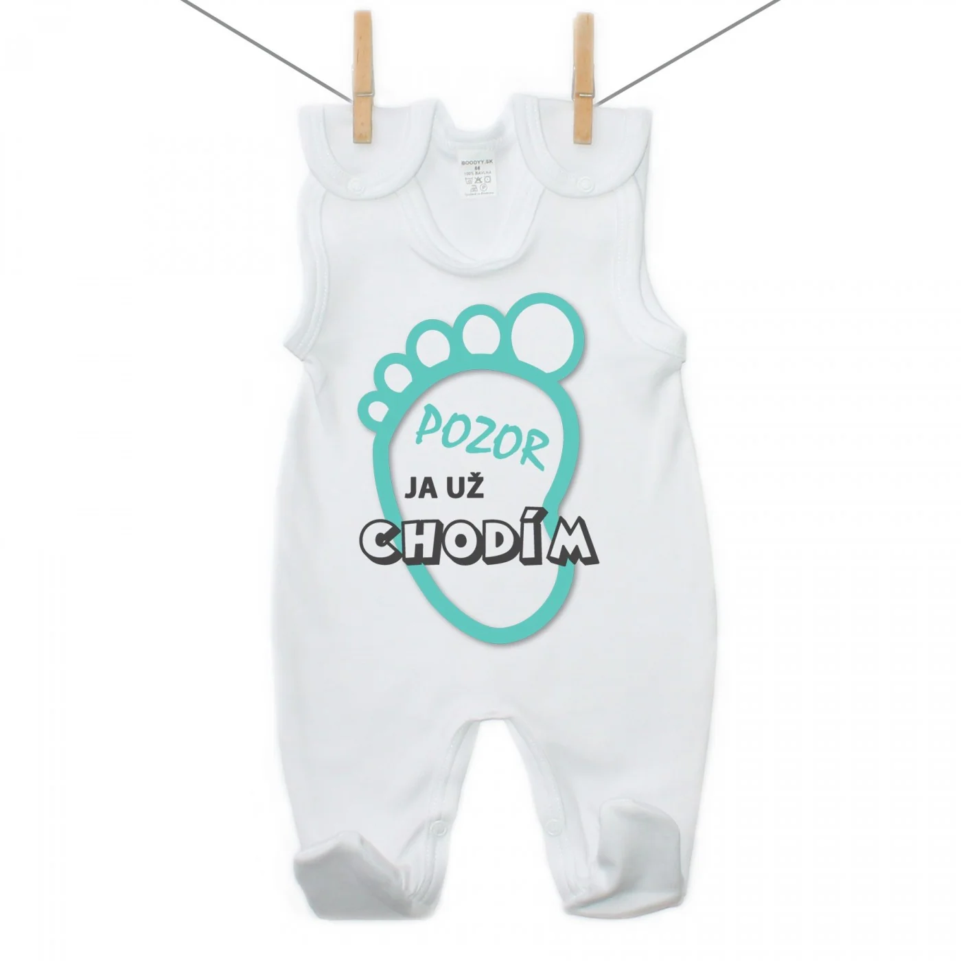 Boodyy Dupačky Pozor ja už chodím Chlapec Veľkosť: 80