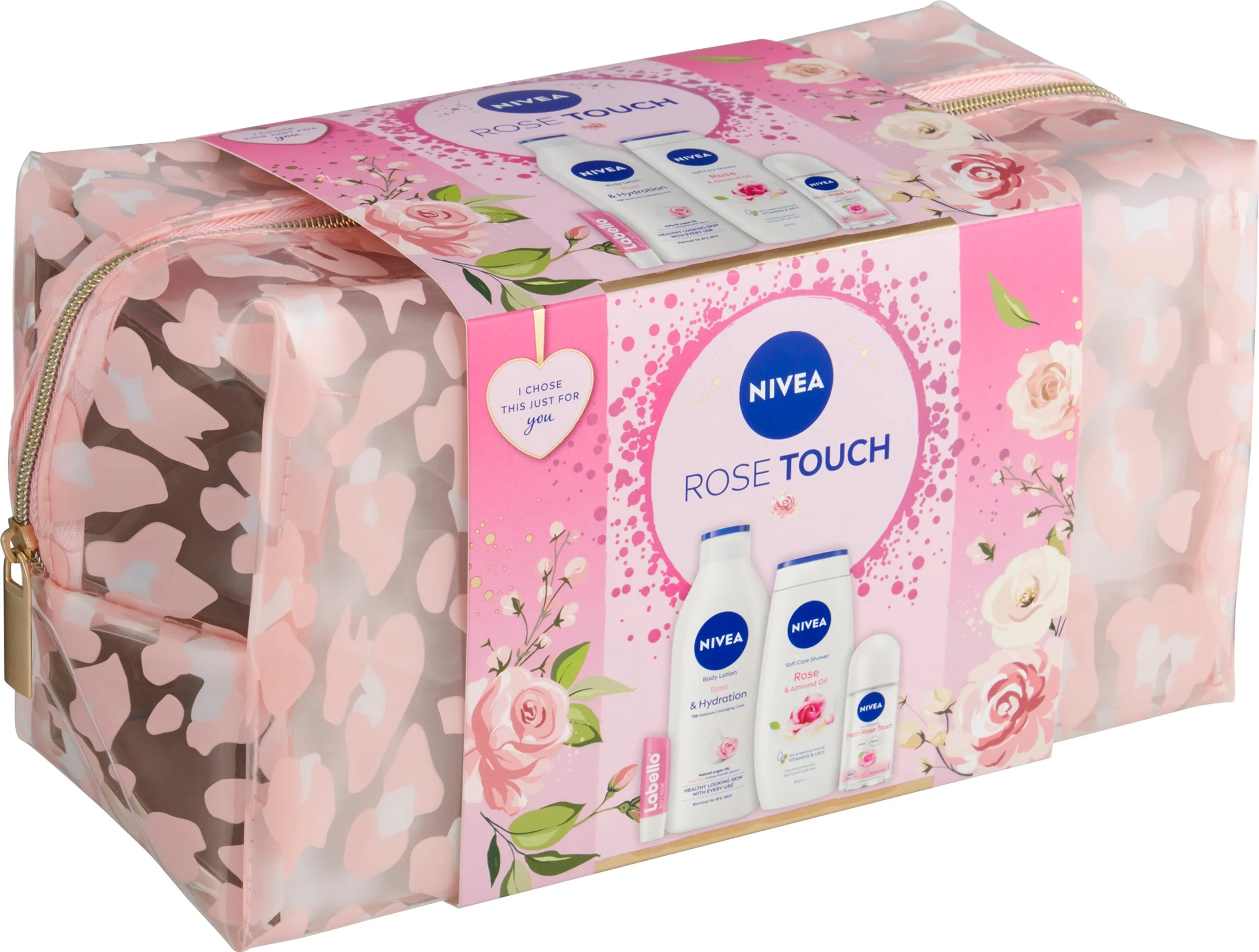 NIVEA BAG ROSE 1×1 ks, darčekové balenie