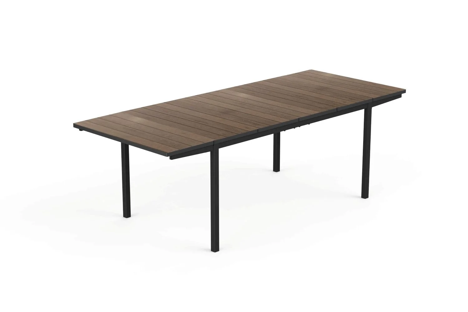 Záhradný stôl Keter Porto 160-240 rozkladací walnut / grafit