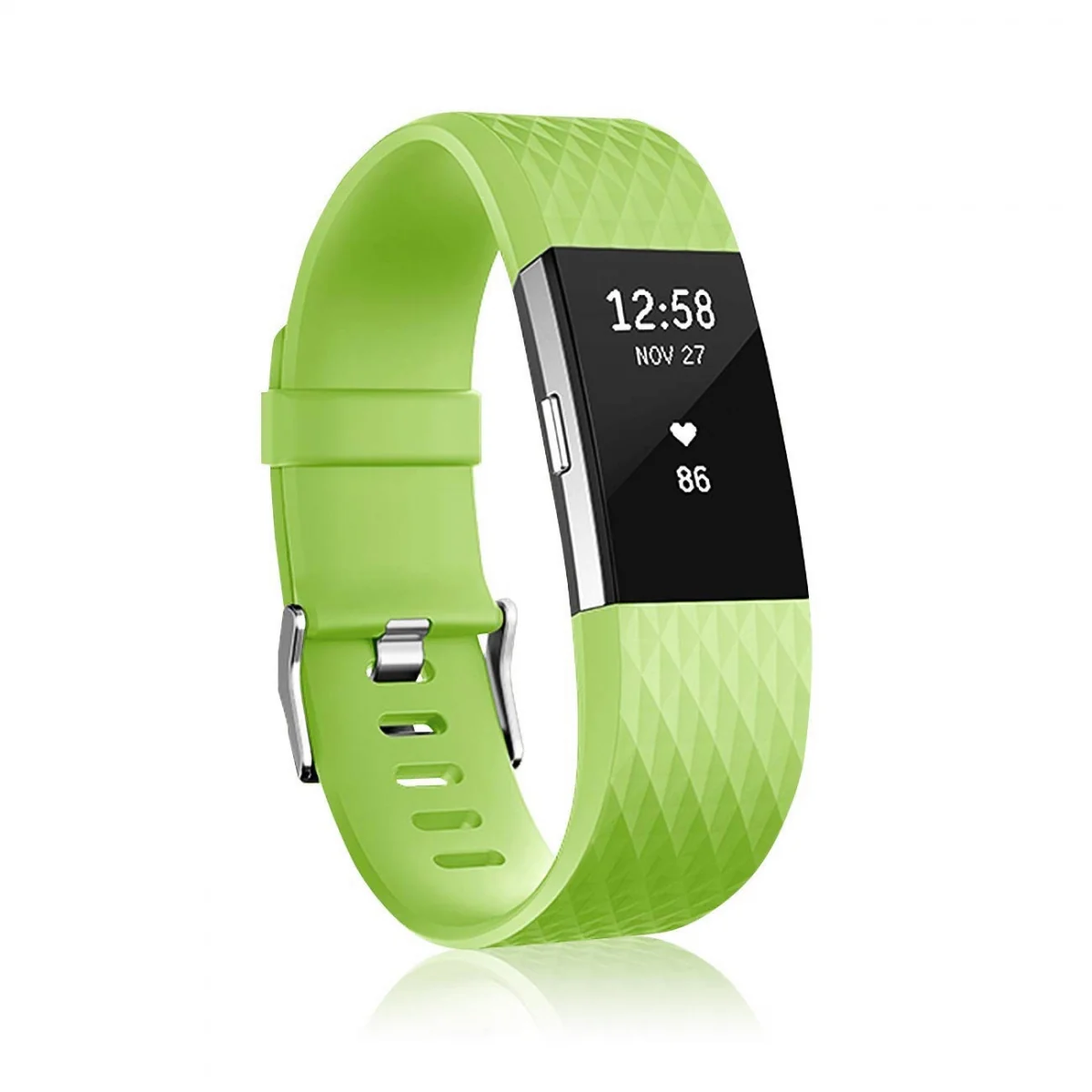 BStrap Silicone Diamond (Large) remienok na Fitbit Charge 2 fruit green