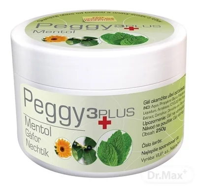 PEGGY 3PLUS Mentol 1×250 g, gél