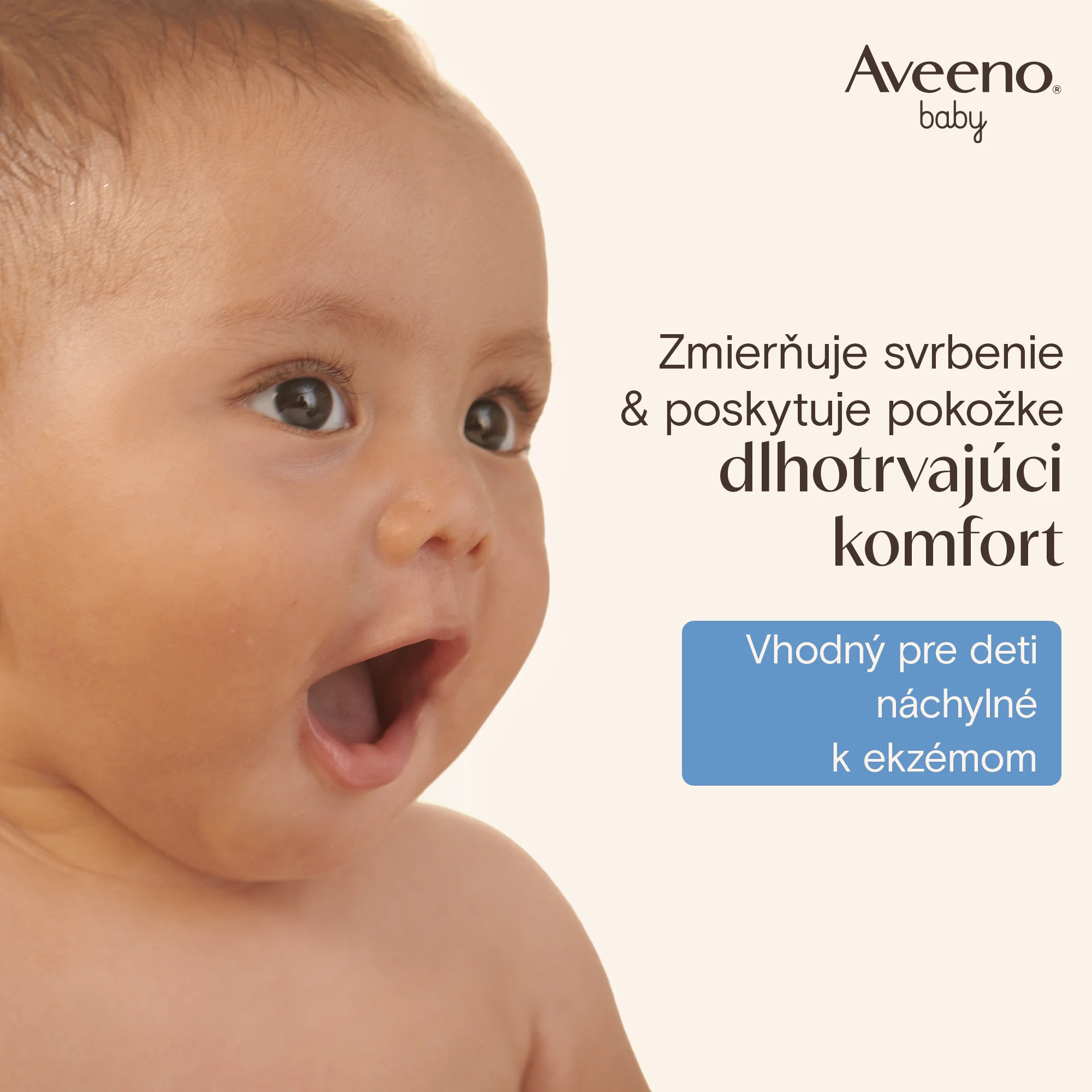 AVEENO® Baby Dermexa Emolienčný balzam na dobrú noc 75 ml