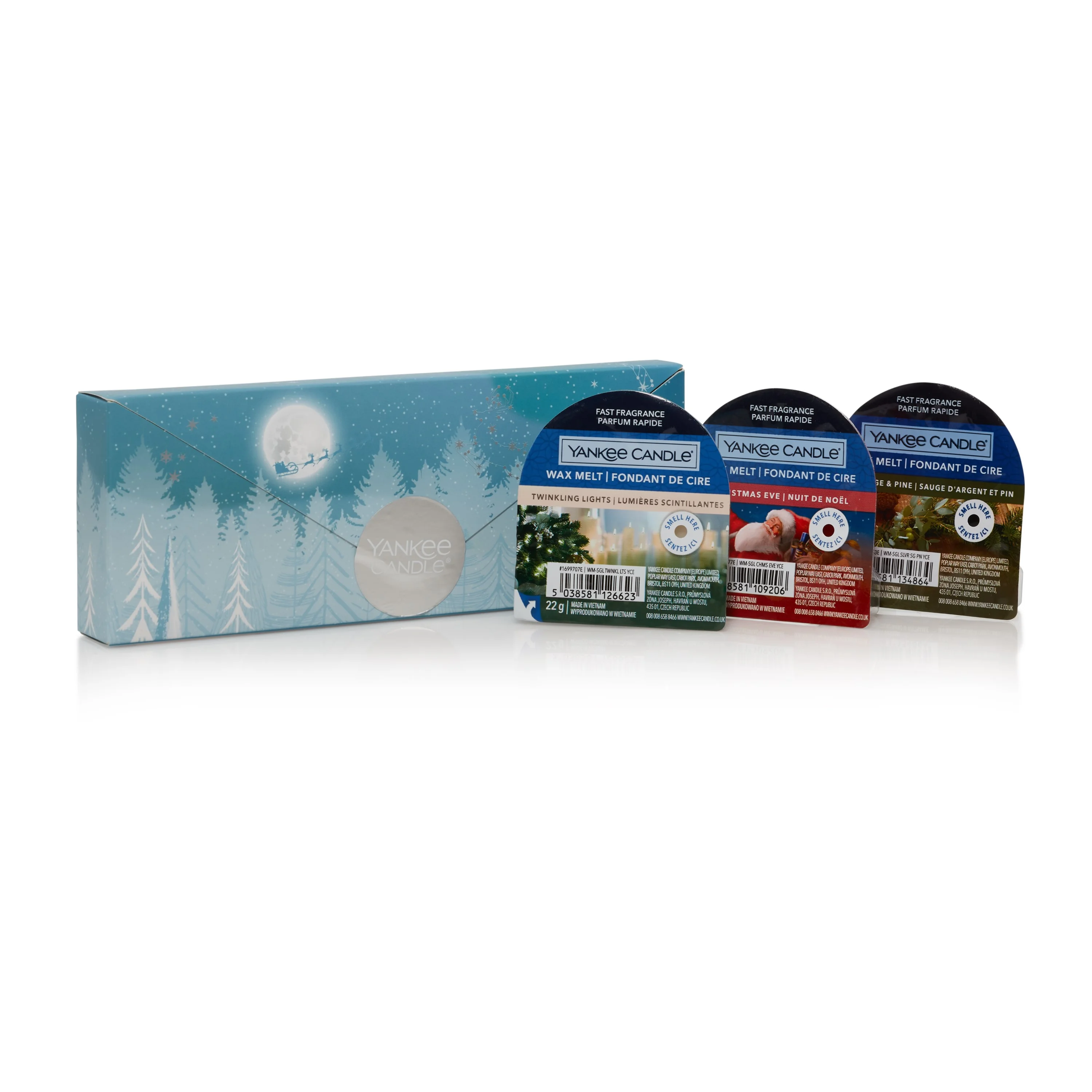 Yankee Candle Darčekový set 3x Vonný vosk 1×1 ks, darčekový set