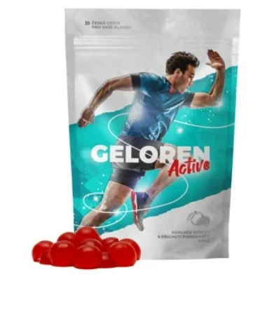 GELOREN ACTIVE, želatínové tablety 1×90 tbl, výživový doplnok