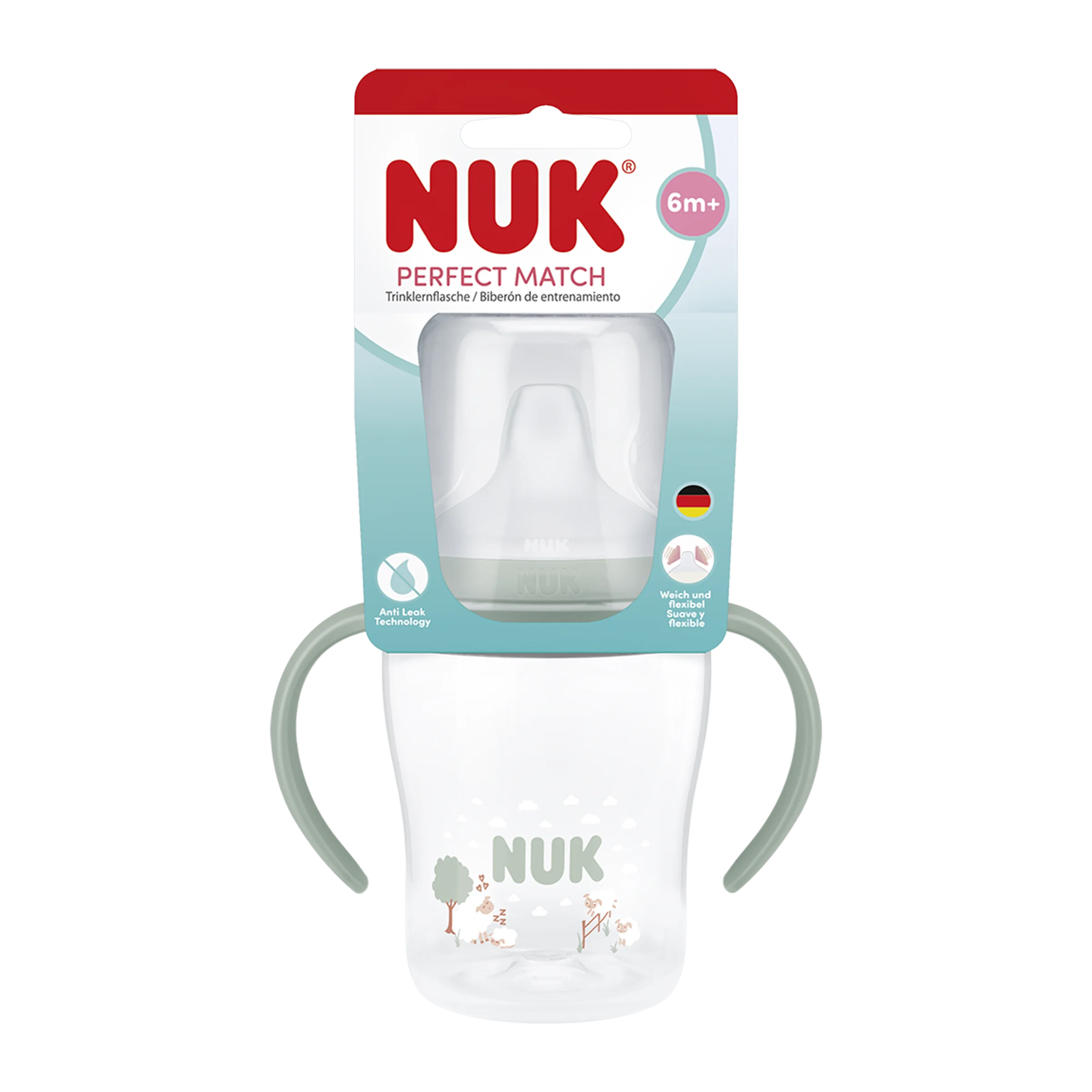NUK flaša na učenie Perfect Match SHEEP 150 ml 1 ks