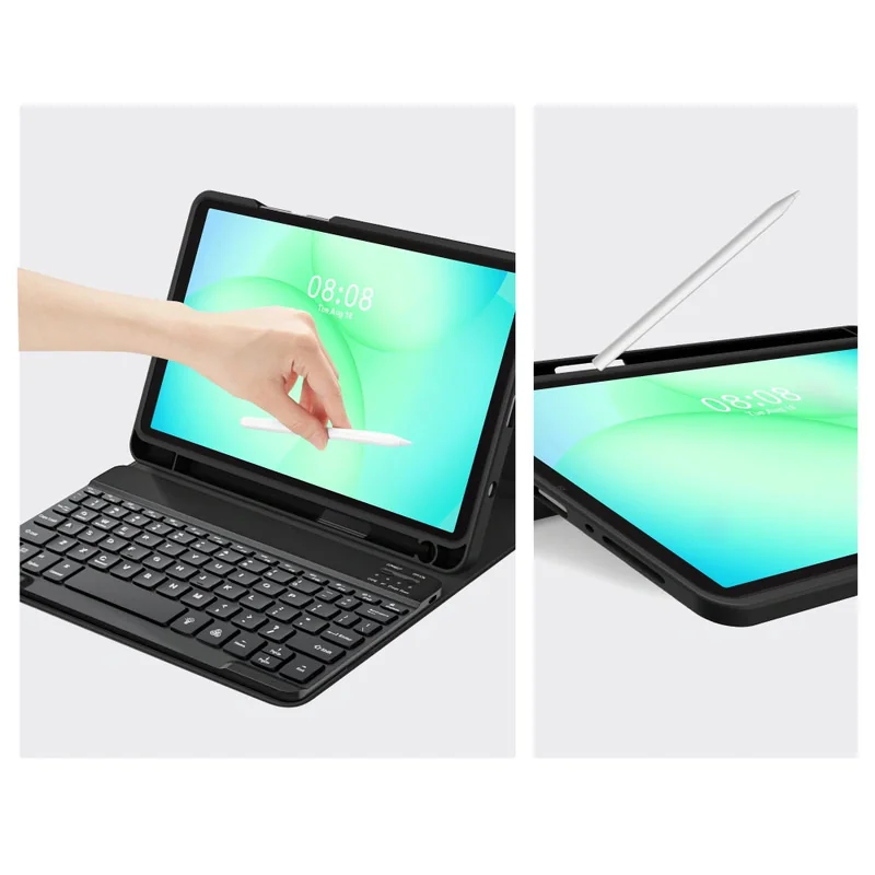 Tech-Protect SC Pen Keyboard puzdro s klávesnicou na Samsung Galaxy Tab A9 / A11 8.7'', čierne b A9 / A11 8.7'', čierne