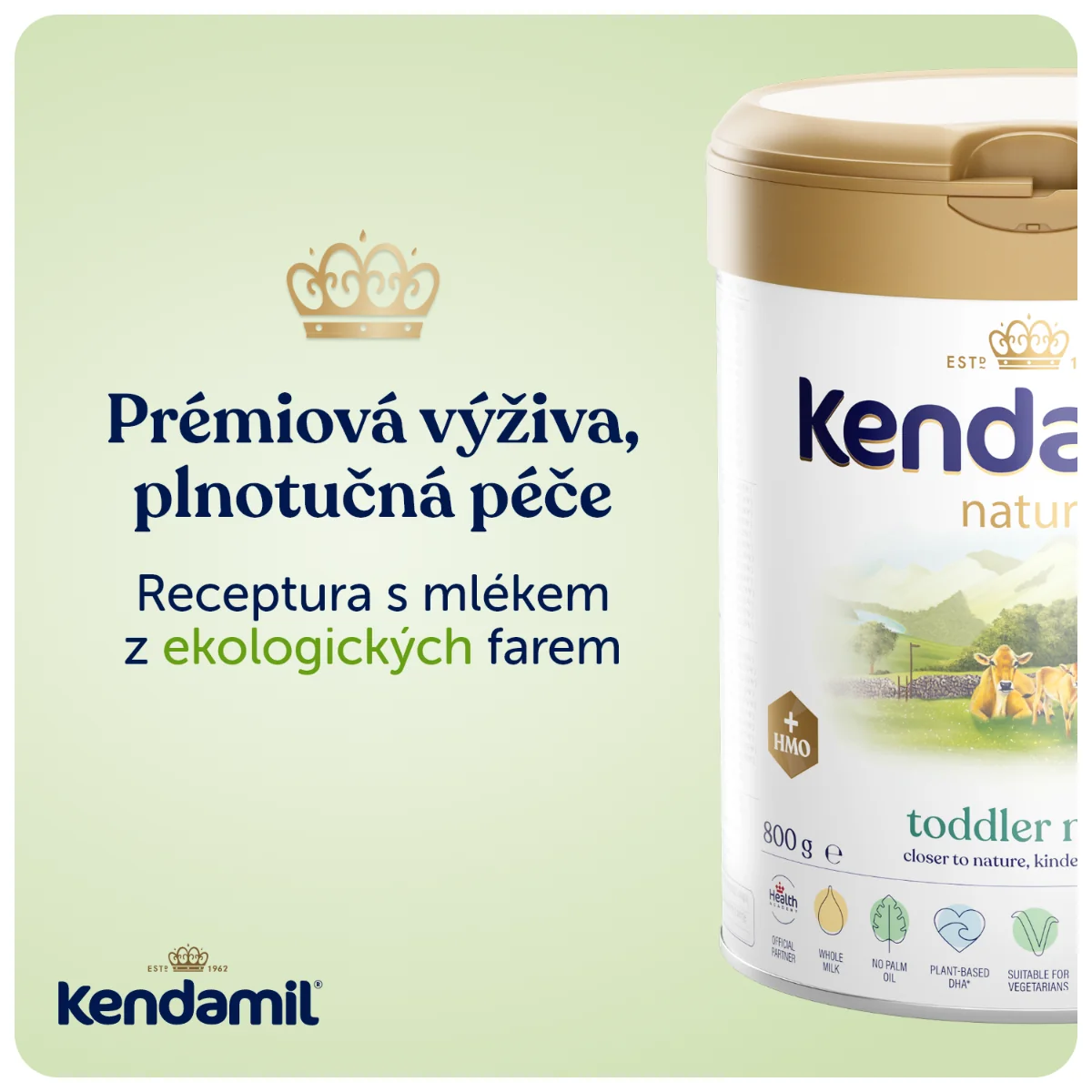 Kendamil Nature 3 HMO+ (800 g) 1×800 g, detská výživa
