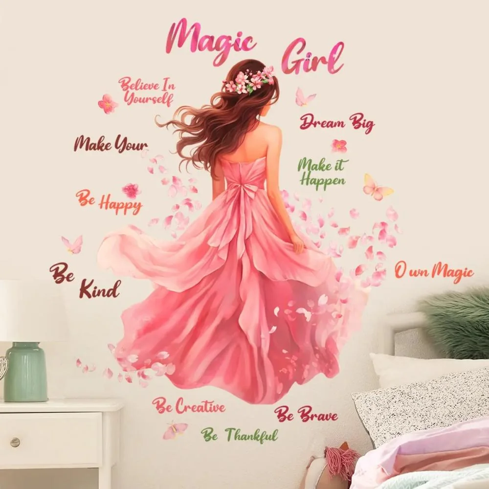 Samolepka na stenu Magic Girl