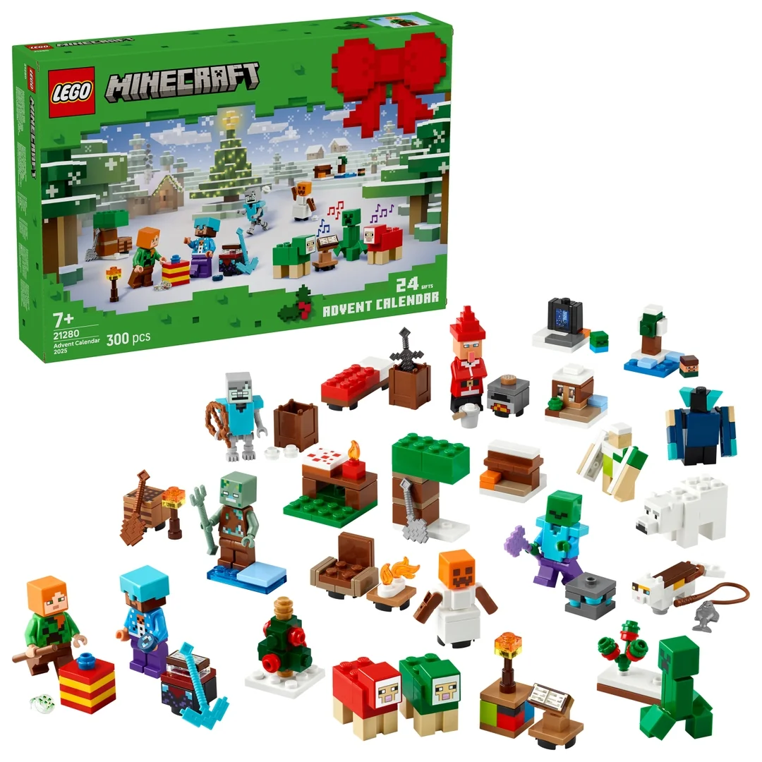 LEGO® Minecraft® 21280 Adventný kalendár 2025