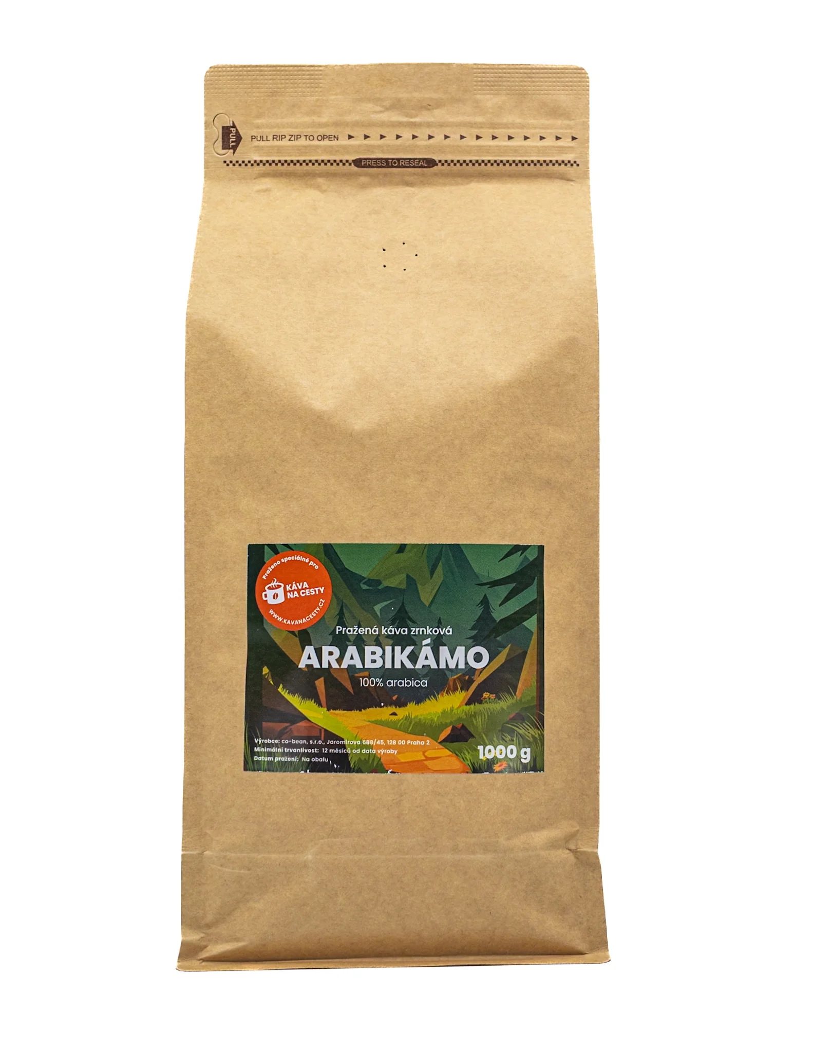 Arabikámo 1 kg Zrnková káva