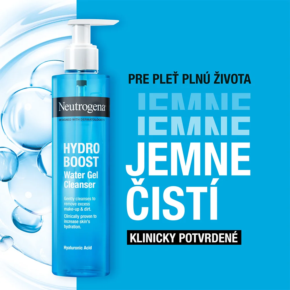NEUTROGENA Hydro Boost Čistiaci gél 1x200 ml, čistiaci gél