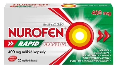 NUROFEN Rapid 400 mg Capsules 1×20 cps, liek proti bolesti