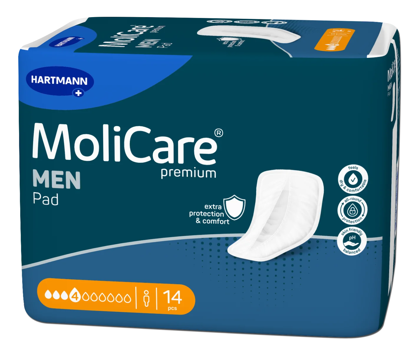 MoliCare Premium MEN PAD 4 kvapky 1×14ks, inkontinenčné vložky pre mužov