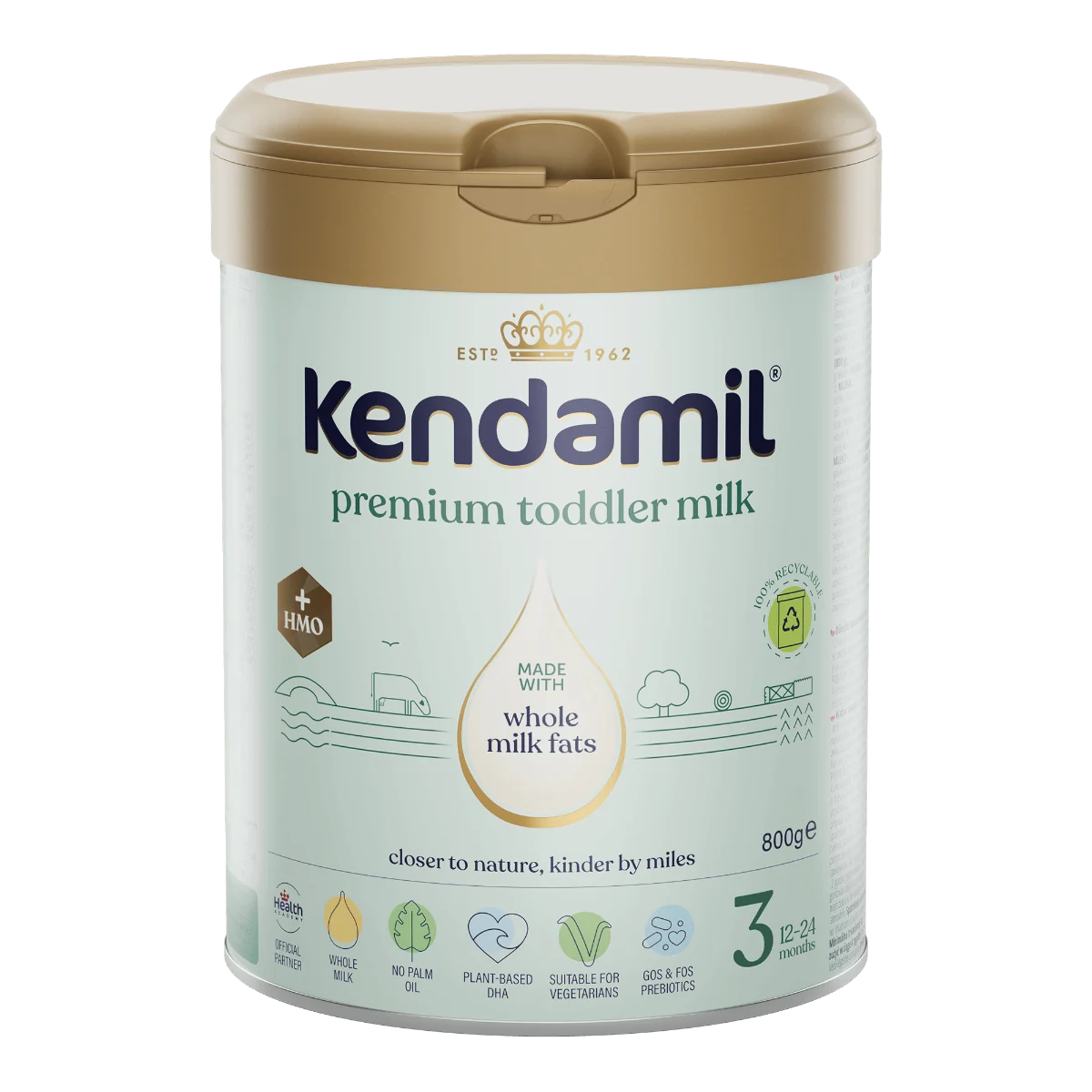 Kendamil Premium 3 HMO+ (800 g) 1×800 g, detská výživa
