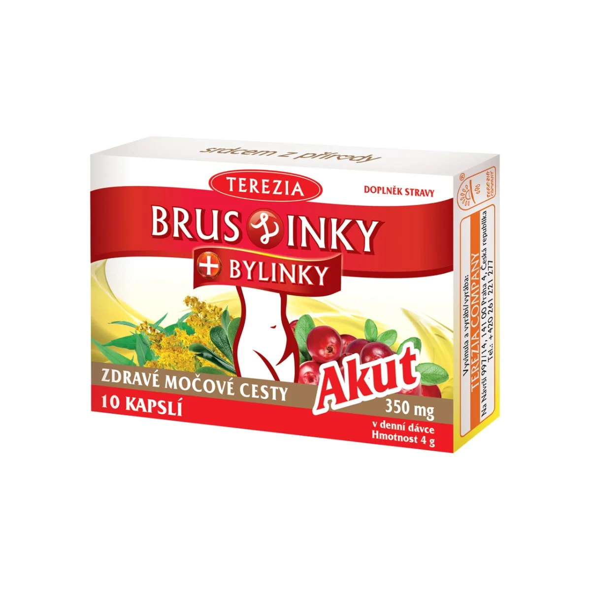 TEREZIA BRUSLINKY + BYLINKY Akut 1×10 cps, výživový doplnok