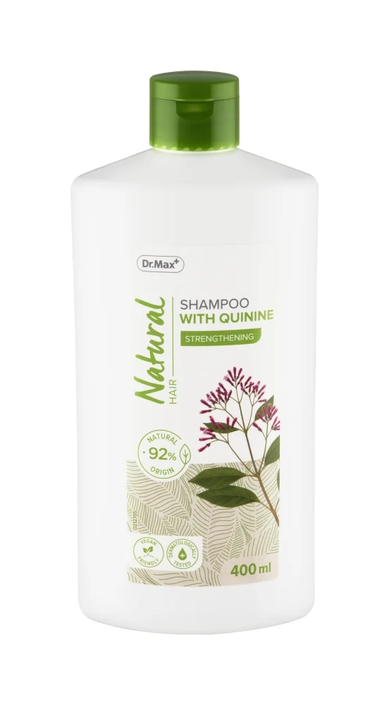 Dr. Max NATURAL HAIR SHAMPOO STRENGTHENING 1×400 ml, vlasový šampón