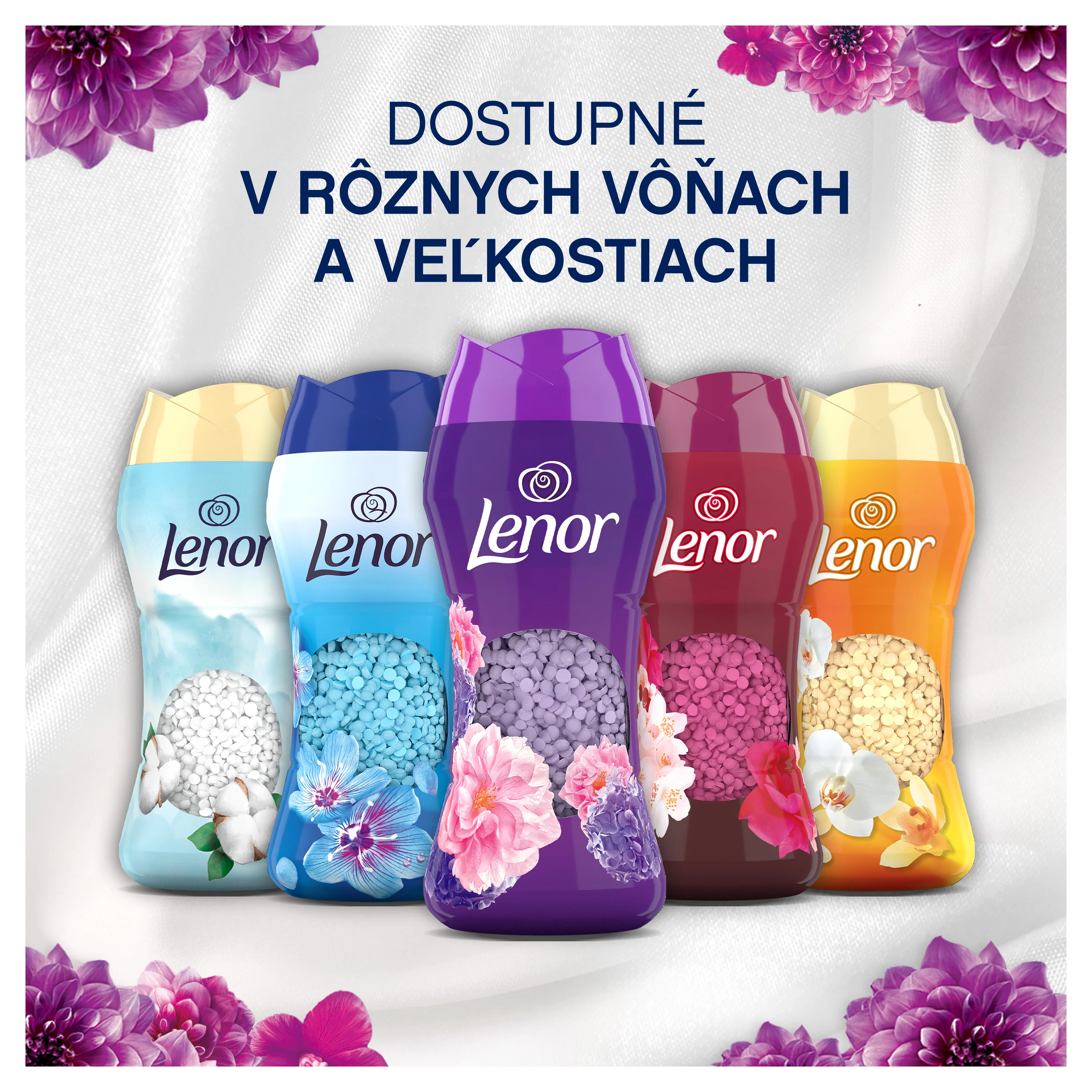 Lenor Floral Bouquet perličky do prania 270 g
