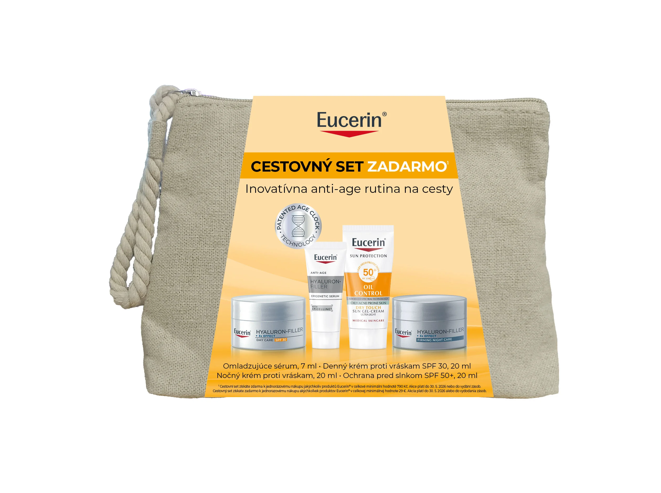 Eucerin CESTOVNÝ SET 2026 1 set