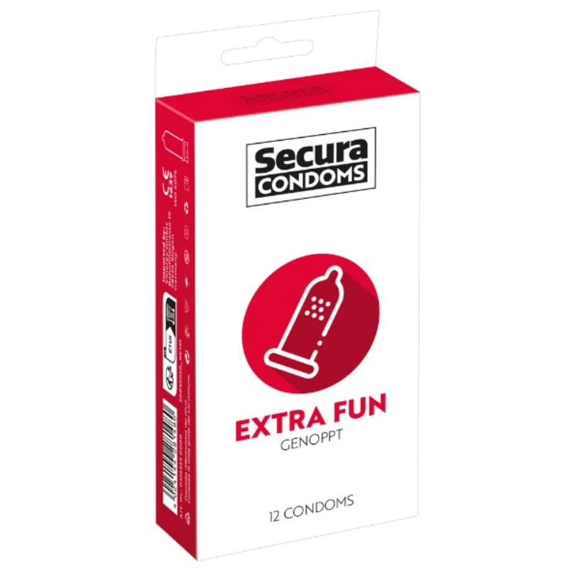 Extra Fun – vroubkované kondomy (12 ks)