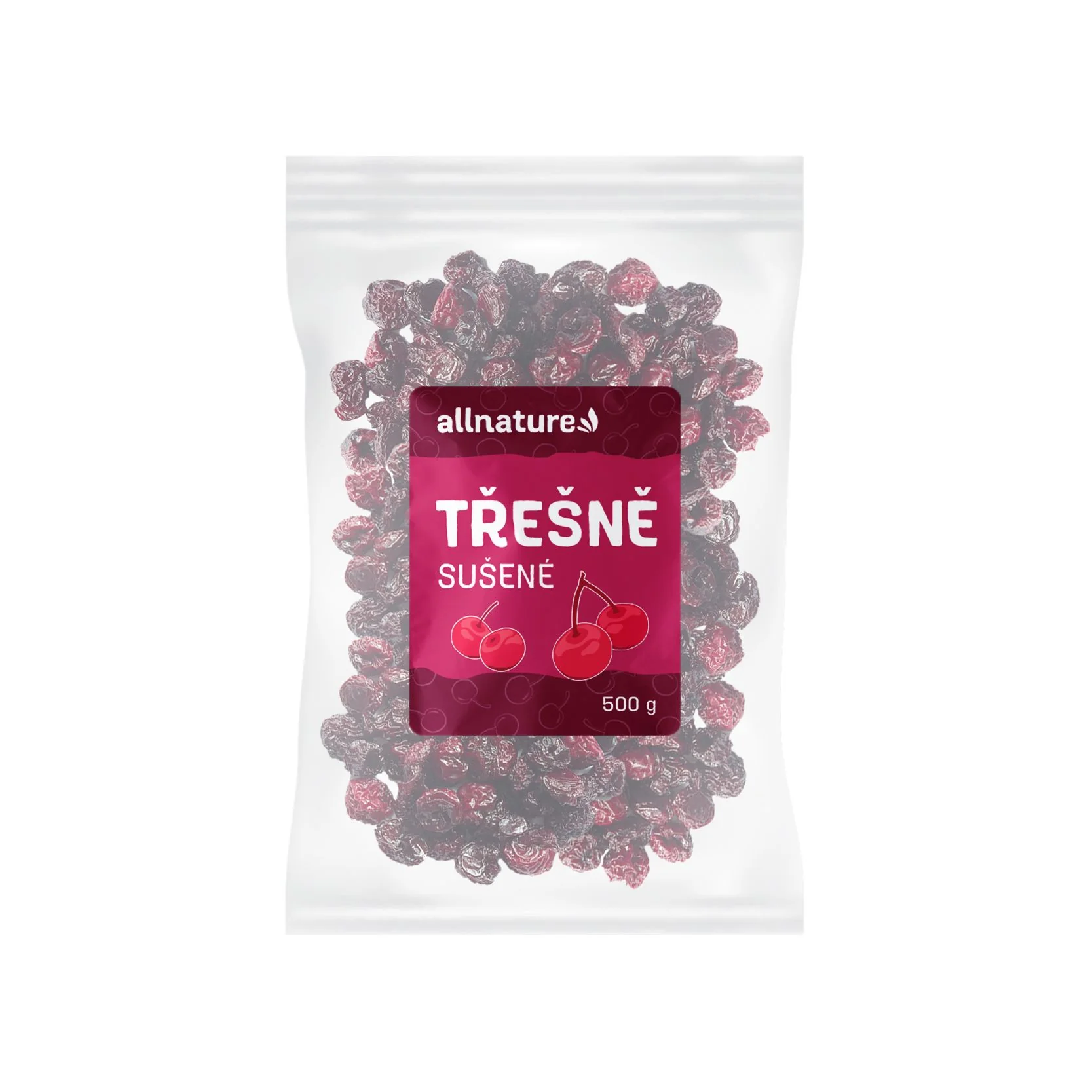 Allnature Sušené Čerešne 500g 1×500 g, sušené čerešne