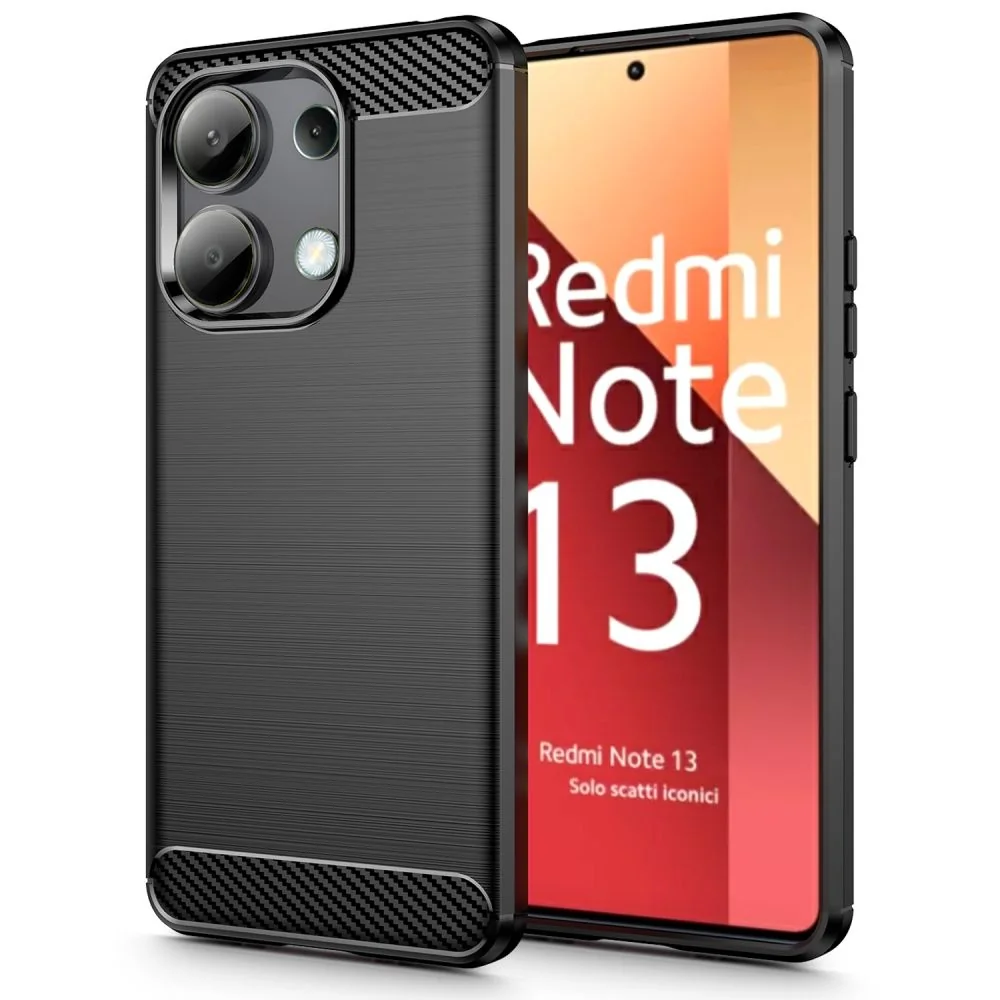 Tech-Protect Carbon kryt na Xiaomi Redmi Note 13 4G čierny