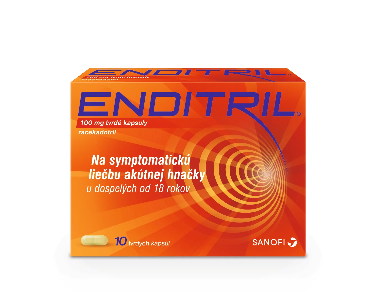 Enditril 100 mg 10 kapsúl 1×10 cps, liek