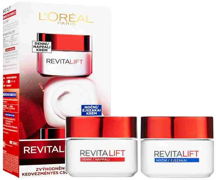 L´Oréal Paris Revitalift Classic Duopack 2×50 ml, denný + nočný krém