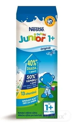Nestlé JUNIOR 1+ Originál 1×200 ml, mliečna výživa pre batoľatá