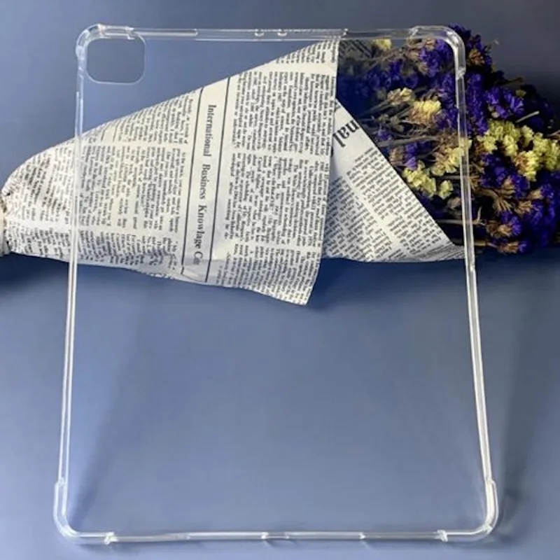MG Ultra Clear Antishock silikónový kryt na iPad Pro 12.9'' 2018 / 2019 / 2020, priesvitný 9 / 2020, priesvitný