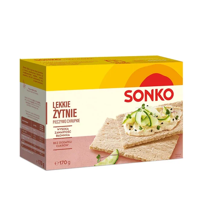 SONKO Ľahký chlebík ražný 1×170 g, ražný chlebík